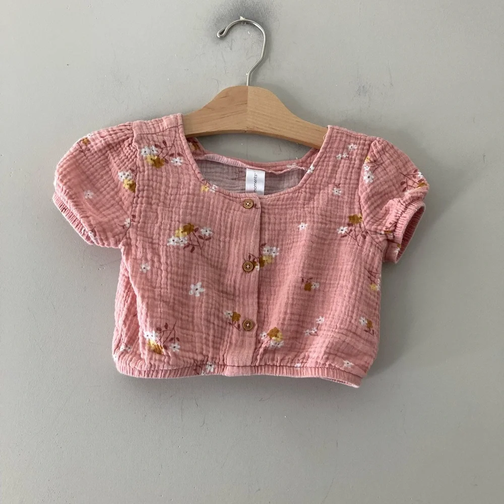 $15 ADD ON modern moments muslin floral set‎ 18M Zara Bamboo Mini Boden Baby Gap